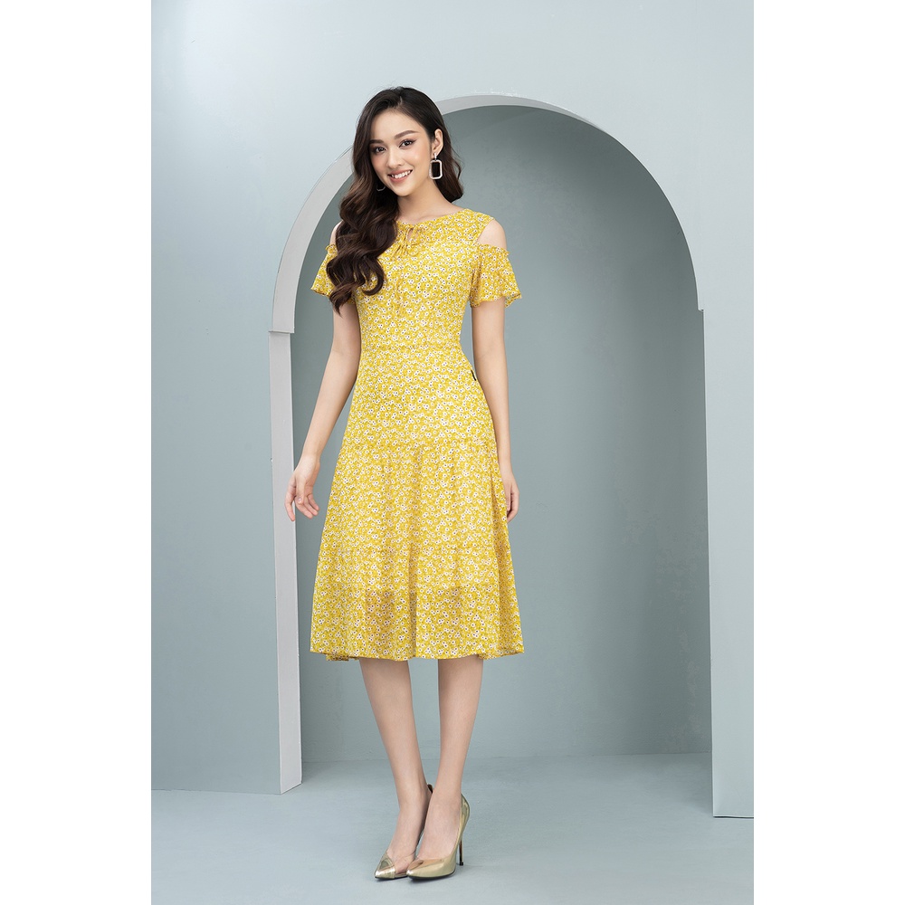 Váy Hoa Nhí Thiết Kế Nữ Dáng Xòe LUPERI LFV3209 Cho Bạn Nữ Đi Chơi Đi Dạo Phố