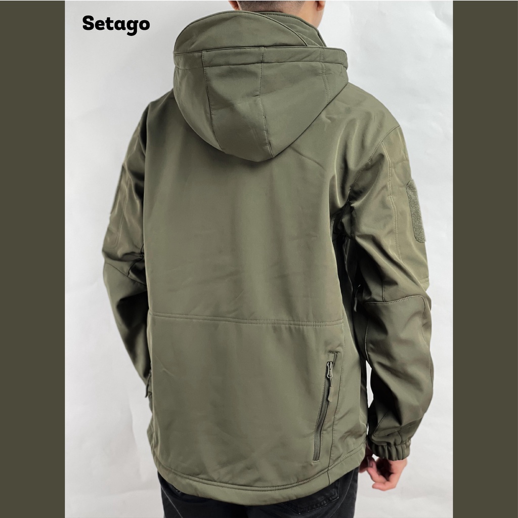 Áo khoác dã ngoại 𝗧𝗔𝗖𝗧𝗜𝗖𝗔𝗟 𝗠𝗜𝗟𝗜𝗧𝗔𝗥𝗬 𝗝𝗔𝗖𝗞𝗘𝗧 - Áo khoác đa năng chống chọi với mưa, gió, lạnh