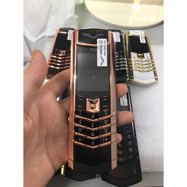 Điện thoại VTU K8 đá- vàng hồng-2 sim 2 sóng