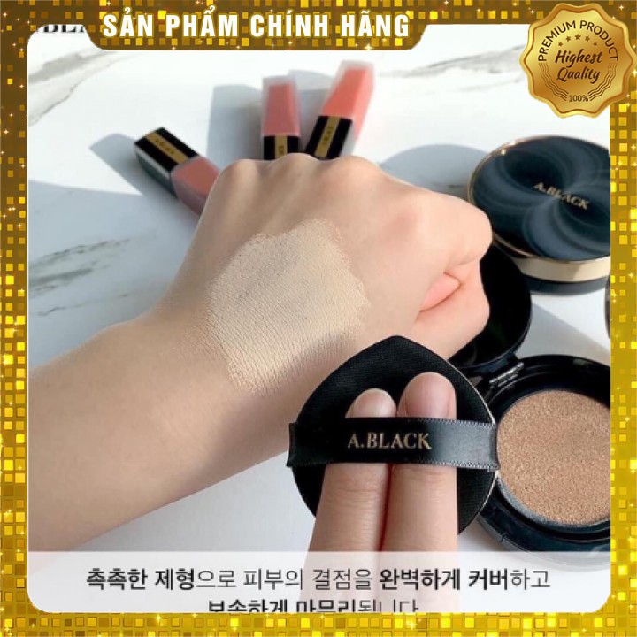 Phấn Nước Cao Cấp Cushion A Black Hàn Quốc - Chống Nắng 47+/PA++ - CSTOREVN - Che Khuyết Điểm [CHÍNH HÃNG]