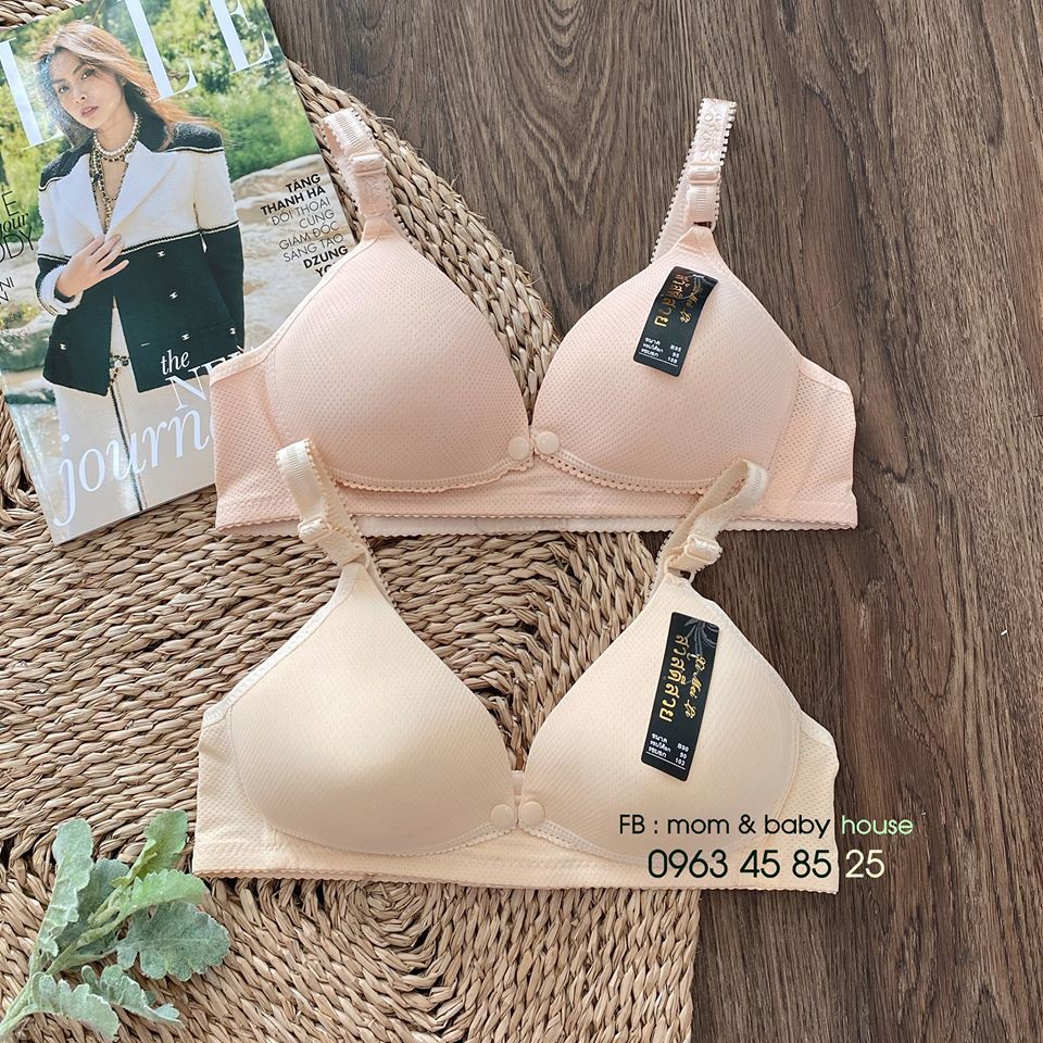 Áo ngực bầu loại trơn thông hơi