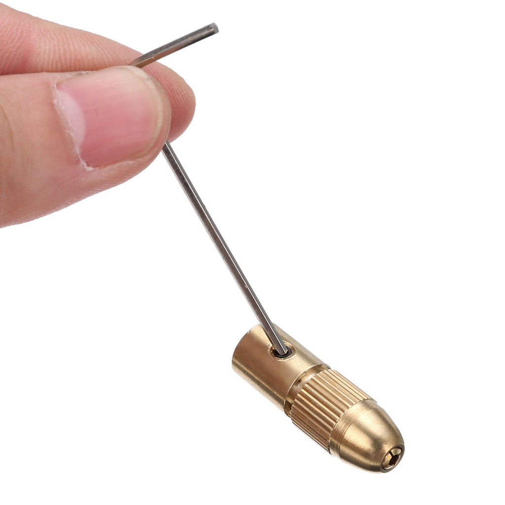 8 Đầu Kẹp Mũi Khoan Mạ Vàng 0.5-3mm