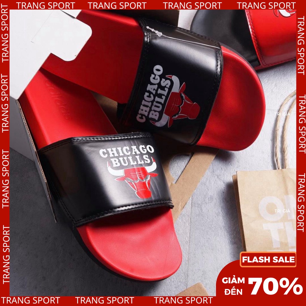 Dép adidas quai ngang Plus Chicago cực êm với thiết kế hơi #ngầu cho ae