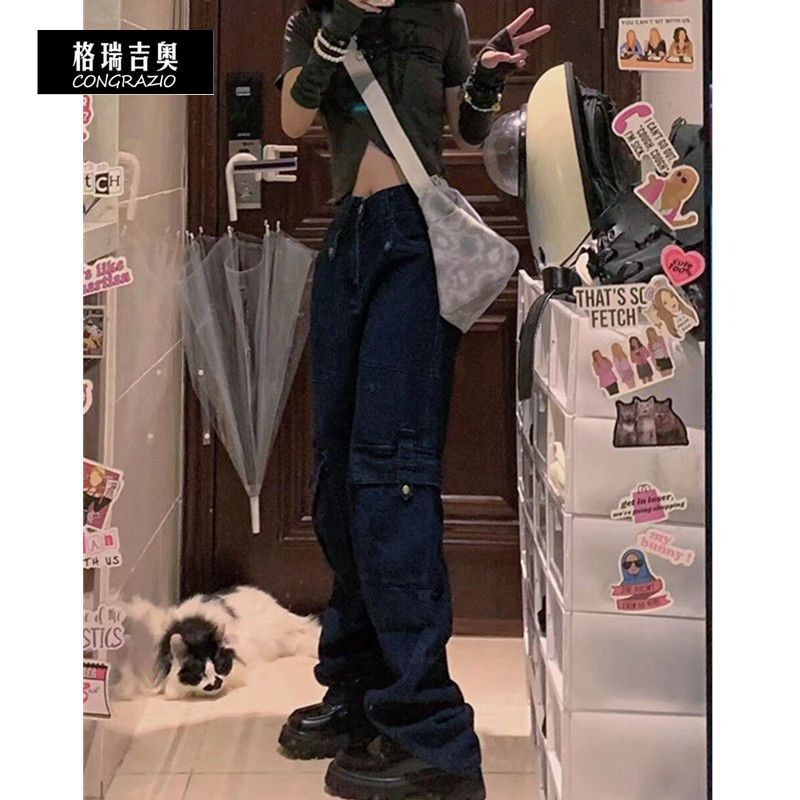 Quần Jeans Nữ Dài Ống Rộng Thời Trang