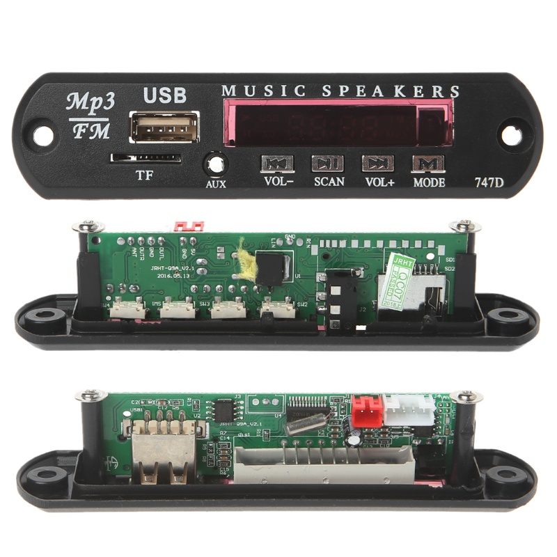 Bảng Mạch Giải Mã MP3 Không Dây USB TF FM Radio Màn Hình Màu Kèm Điều Khiển Từ Xa