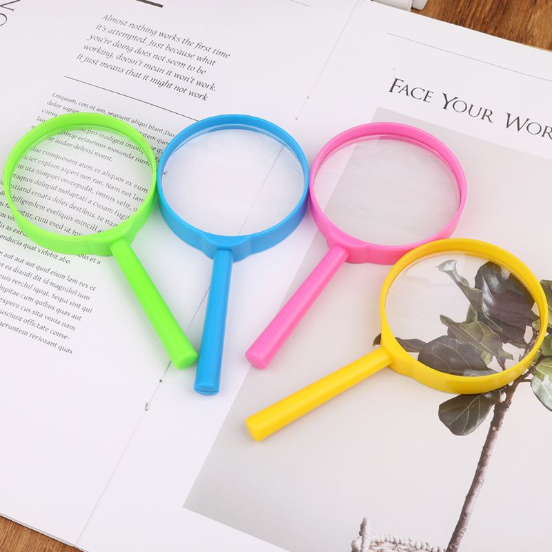 [Hàng mới về] Kính lúp cầm tay 3x 60mm cho trẻ em