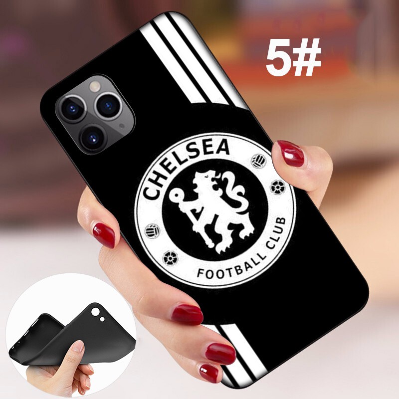 Ốp điện thoại TPU mỏng họa tiết đội bóng đá Chelsea cho iPhone X XSMax XR 6 6S 7 8 Plus 5 5S SE 2020 6+ 6S+ 7+ 8+ G20