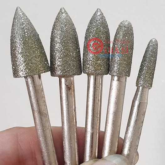 Set 5 Đầu Mài Kim Cương cốt 6mm ❤️freeship❤️