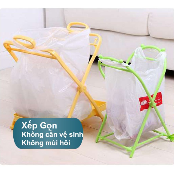 Giá Kệ Treo Túi Rác Thông Minh, Thùng Rác Nhựa