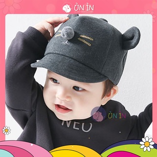Nón vải mêm phong cách Hàn Quốc cho bé trai size 3-18M PN7