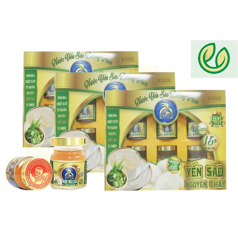 Nước yến sào Evernest 15% Hương Lá Dứa