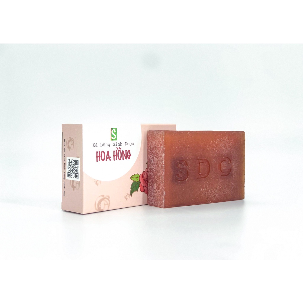 Xà Bông Hoa Hồng HTX Sinh Dược 100g