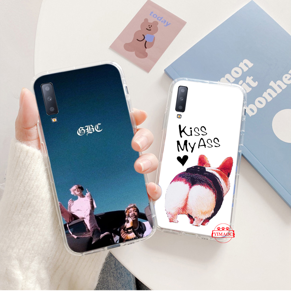 Ốp Điện Thoại Mềm Trong Suốt Hình Lil Peep 192c Cho Samsung J4 J5 J6 Plus J7 Prime J8 2018 M20 M31