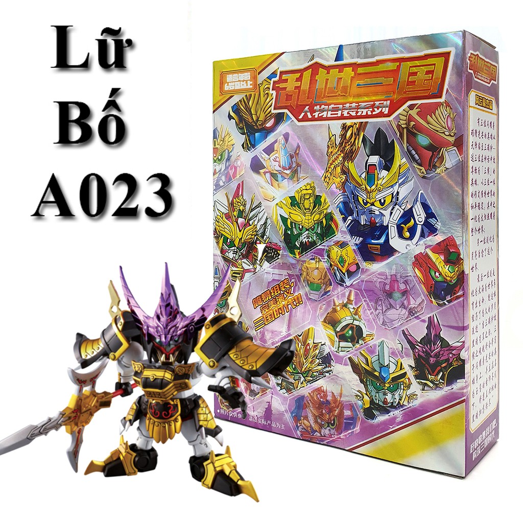 {Gundam Lữ Bố} Đồ chơi lắp ráp lego nhựa SD/BB Gundam A023 Lữ Bố - Gundam Tam Quốc giá rẻ dưới 100k  New4all
