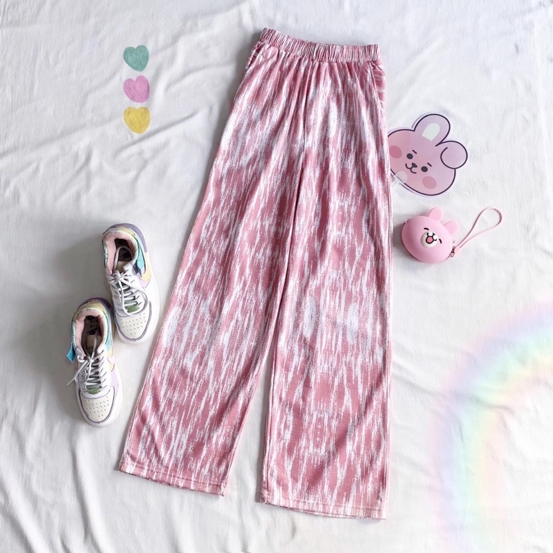 Quần Ống Suông 3D Hoạ Tiết Unisex Ảnh Thật