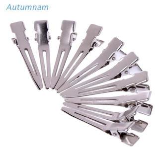 Set 10 kẹp tóc miệng cá sấu chất liệu kim loại bền bỉ tự trang trí DIY