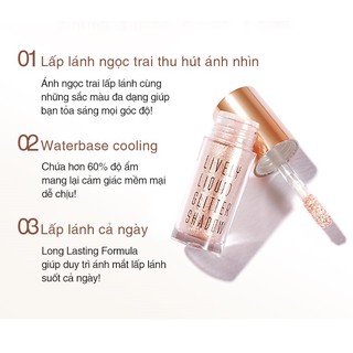 Nhũ mắt gel Eglips Lively Liquid Glitter Shadow version 2 4g