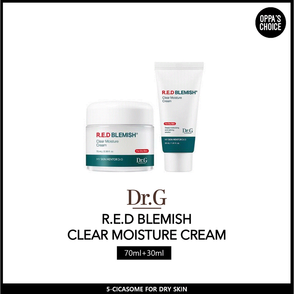DR.G RED BLEMISH KEM DƯỠNG ẨM 70ML / PROMO SET