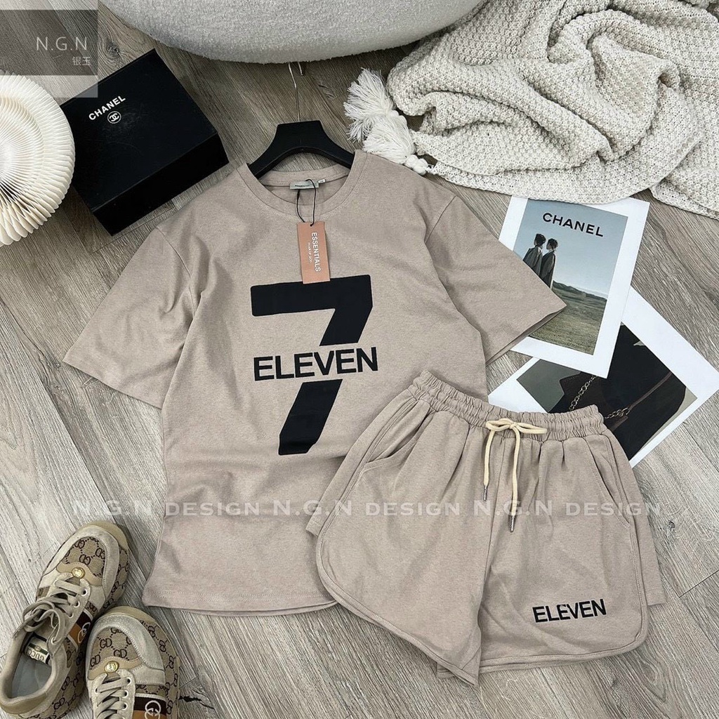 [10.10 Sales Freeship] Set bộ đùi nữ thể thao cá tính, set thun đùi tay ngắn in chữ đi chơi dạo phố năng động dx