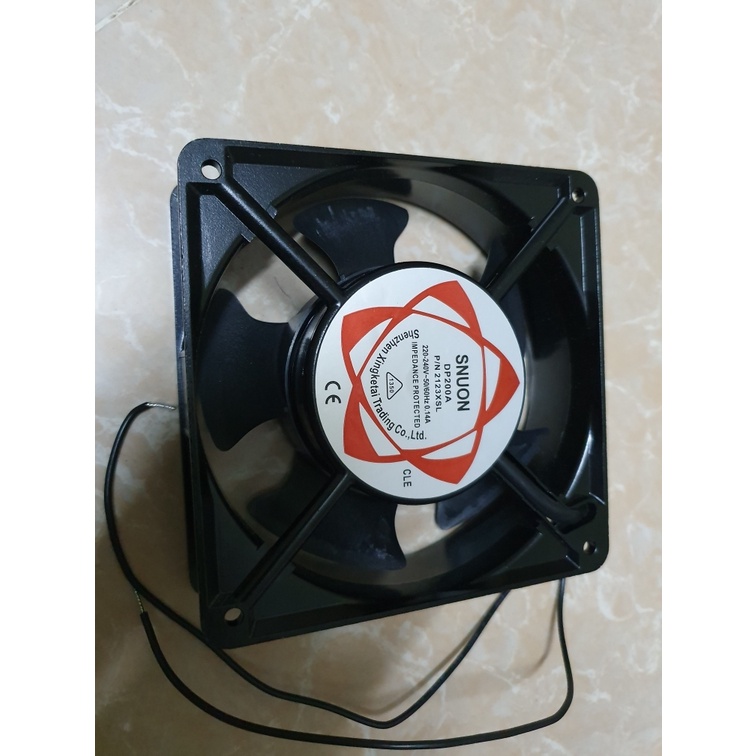 Quạt thông gió quạt làm mát laptop máy hàn 12 x 12 cm chạy điện 220V bán chạy ứng dụng nhiều trong đời sống và kỹ thuật