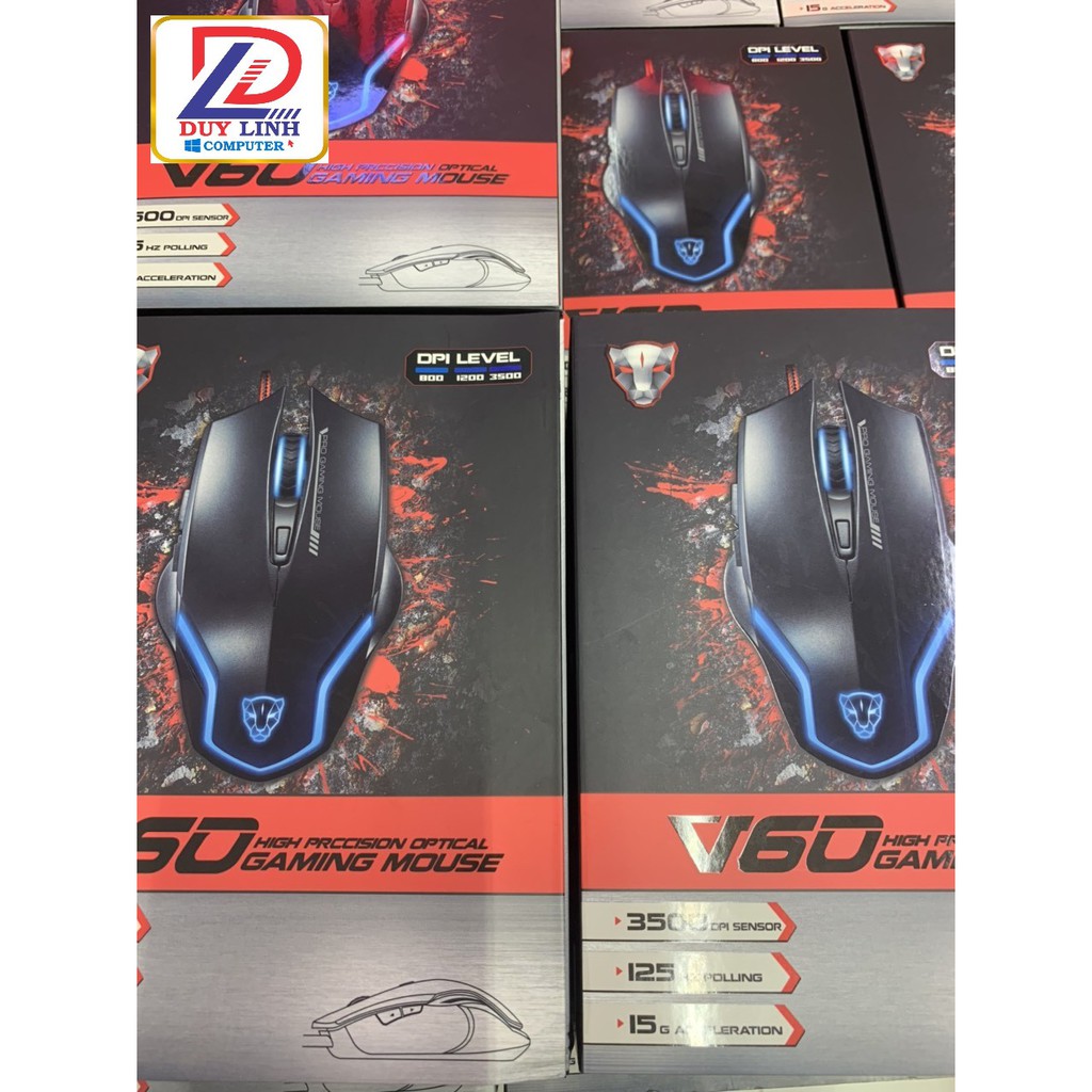 Chuột Mới Gaming Motospeed V18,V60 Optical Led