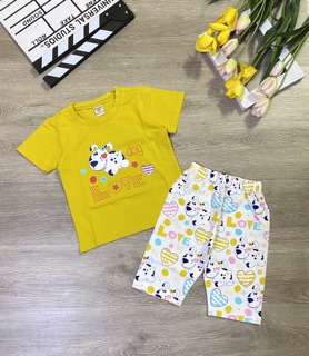 Bộ thun lửng bé gái (8-22kg)
