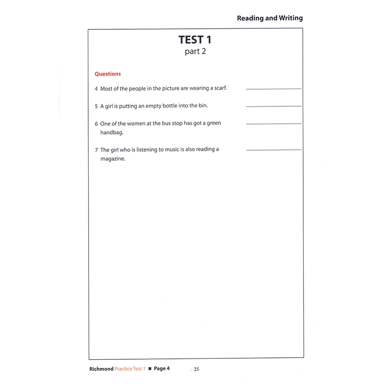Sách Flyers -Richmond Practice Tests Flyers