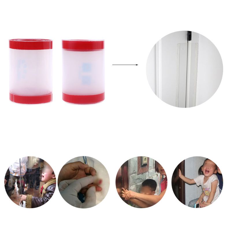 Miếng Bọc Bảo Vệ Bản Lề Cửa Trong Suốt An Toàn Cho Bé