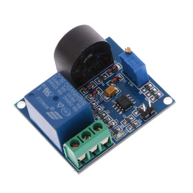 CÔNG TẮC CẢM BIẾN QUÁ DÒNG AC 5A RELAY 12V