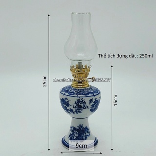 Đèn thờ xanh lam long phụng