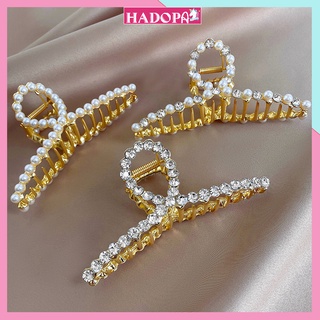 Kẹp Tóc Ngọc Trai Nhựa Phong Cách Hàn Quốc HOT Trend Xinh Xắn Dễ Thương Cho Bạn Nữ HADOPA KL01
