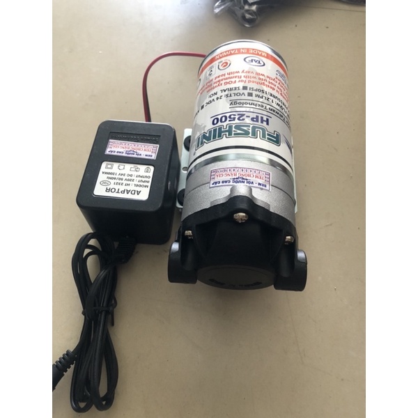 Máy bơm phun sương/máy bơm lọc nước + nguon 24v FUSHIN