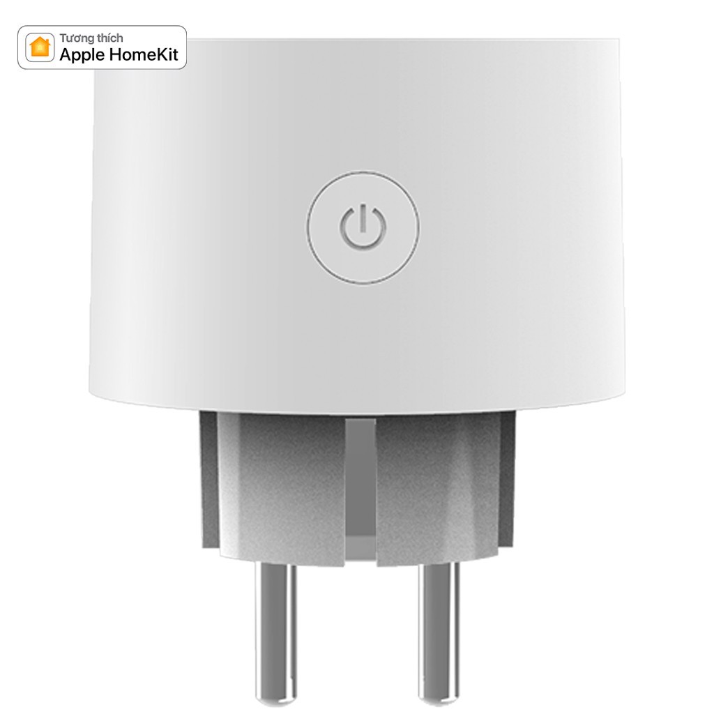 Ổ cắm điện thông minh tiêu chuẩn châu Âu Aqara Smart Plug (EU) SP-EUC01 - Cần trang bị Hub, Tương thích Apple HomeKit