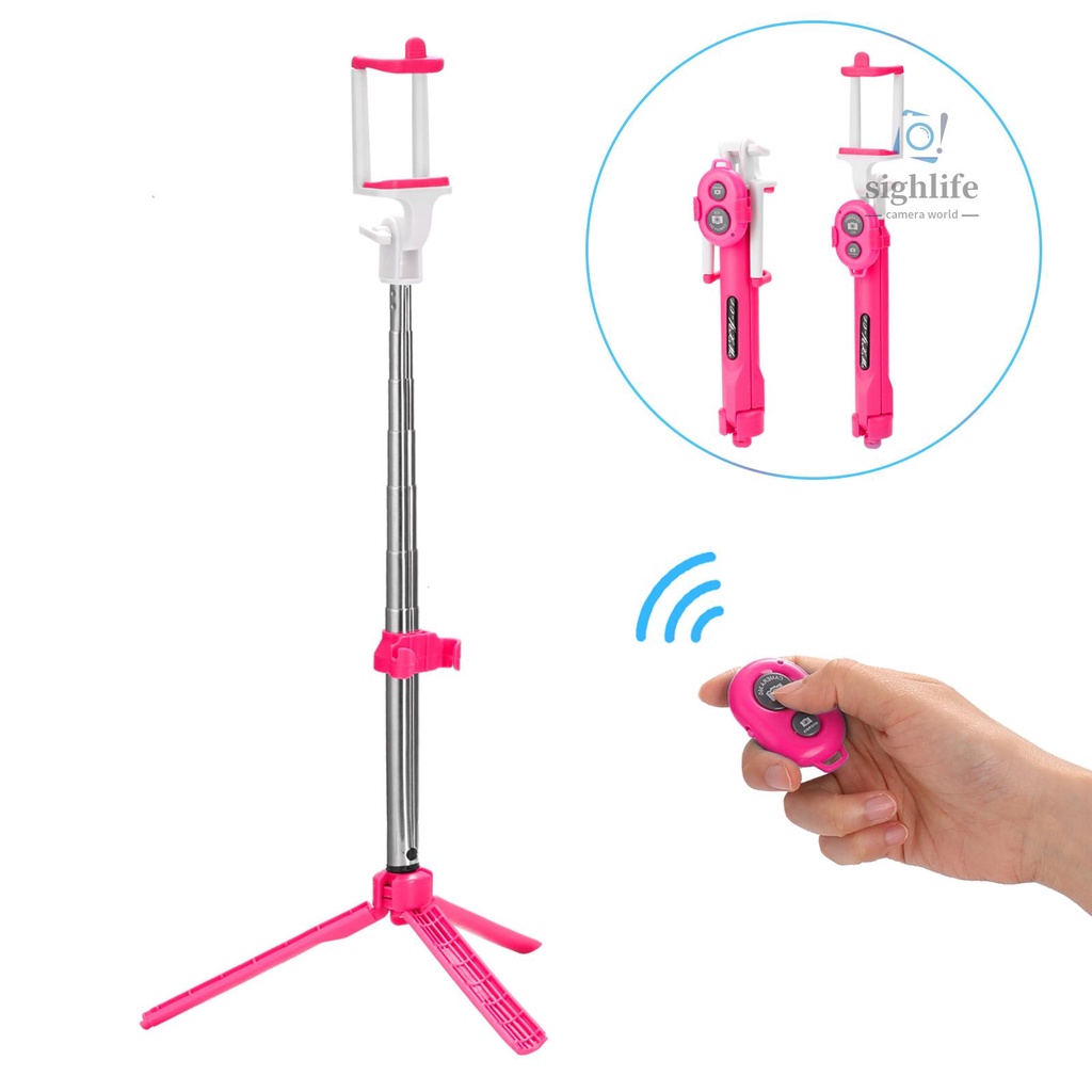 Gậy Chụp Ảnh Tự Sướng Bluetooth Không Dây Có Thể Kéo Dài Cho Điện Thoại Thông Minh | BigBuy360 - bigbuy360.vn