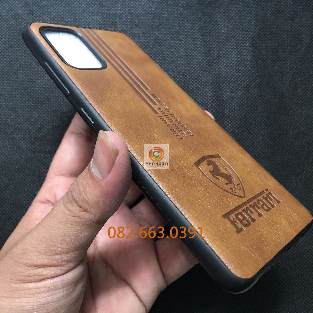 Ốp lưng da Vivo v17 pro chất liệu da siêu đẹp siêu mịn, viền silicon