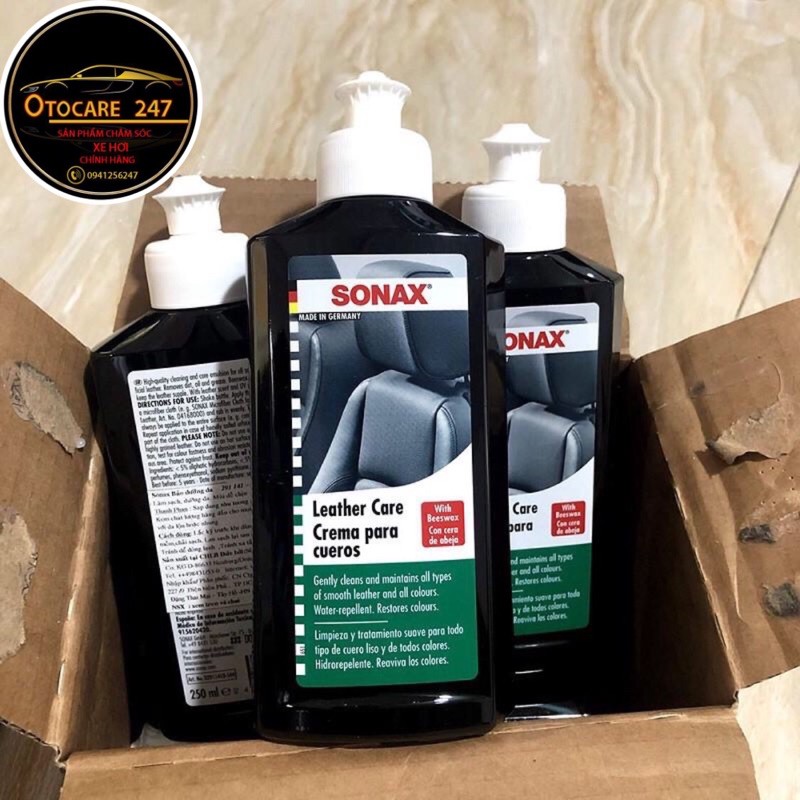 Kem dưỡng ghế da Sonax 291141 250ml  otocare247  - Otocare247