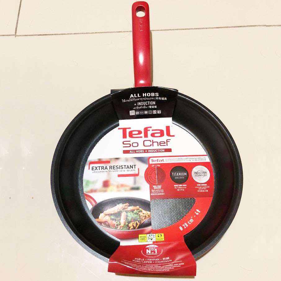 Chảo chiên chống dính đáy từ Tefal So Chef xuất xứ Pháp, hàng chính hãng bảo hành 24 tháng