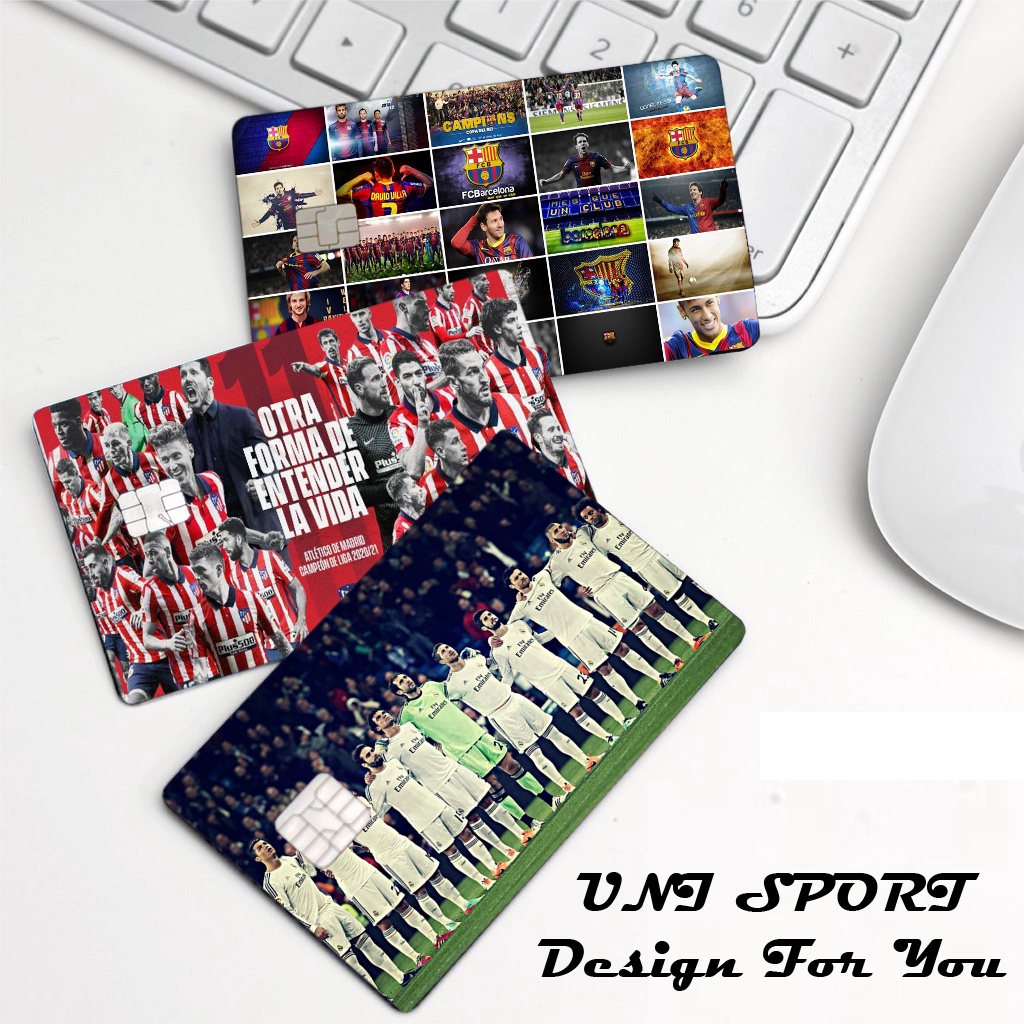 Miếng Dán thẻ ATM hình CLB Real Madrid (Sticker/Miếng dán Thẻ Ngân Hàng, Tín dụng)