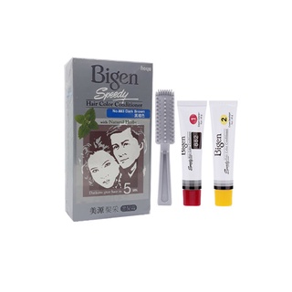 Thuốc Nhuộm Tóc Bigen 882 Màu Nâu Đen Speedy Hair Color Conditioner Chính Hãng.