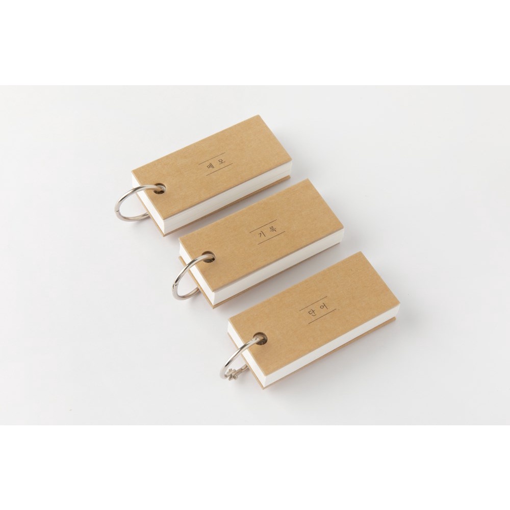 Set 3 Sổ Ghi Chú Mini ARTBOX Hàn Quốc Bìa Kraft Tiện Dụng