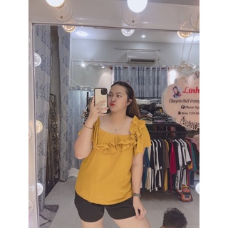 ÁO BÈO MẶC 2 KIỂU BIGSIZE LINH MÓM BIGSIZE