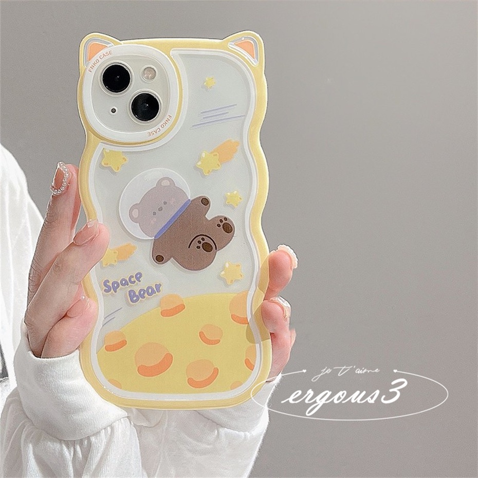 🌈Cat Ear🎁Ốp Điện Thoại Mềm Hình Tai Mèo / Phi Hành Gia / Thỏ Cho iPhone 14 13 12 11 Pro Max SE2020 X XR Xs Max 7 8 6 6s Plus