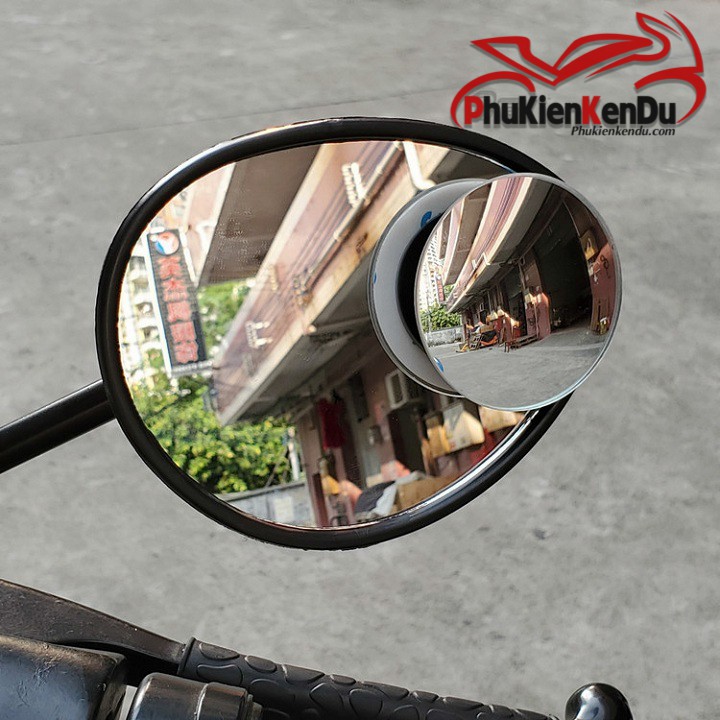 GƯƠNG CẦU LỒI CHIẾU HẬU XÓA ĐIỂM MÙ Ô TÔ, XE MÁY ĐK 5CM 1 CẶP HÀNG LOẠI I