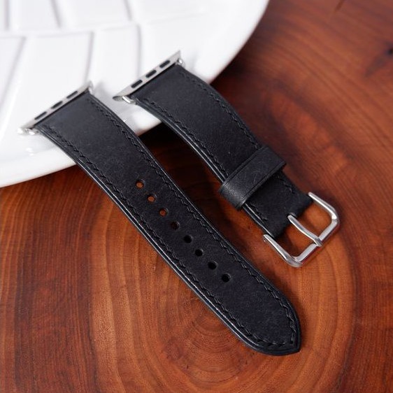 Dây Apple Watch Da Epsom Pháp Cao Cấp Handmade, Dành Cho Series 6 | 5 | 4 | 3 | 2 | 1 38mm 40mm 42mm 44mm