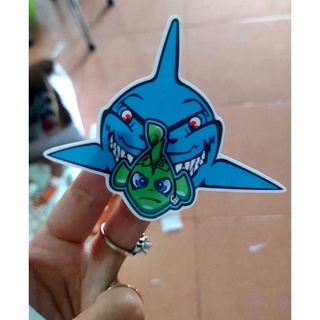 Tem decal cá mập 46 dán xe giá rẻ