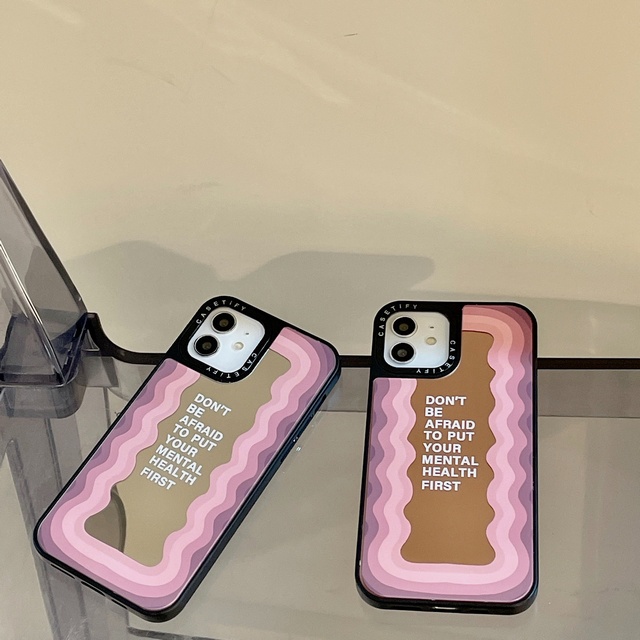 Ốp Điện Thoại Tráng Gương Hình Gợn Sóng Cho Iphone 13 13pro 13promax 12 12 Pro Max 12 Pro X Xr Xs Max 7 Plus 8 Plus