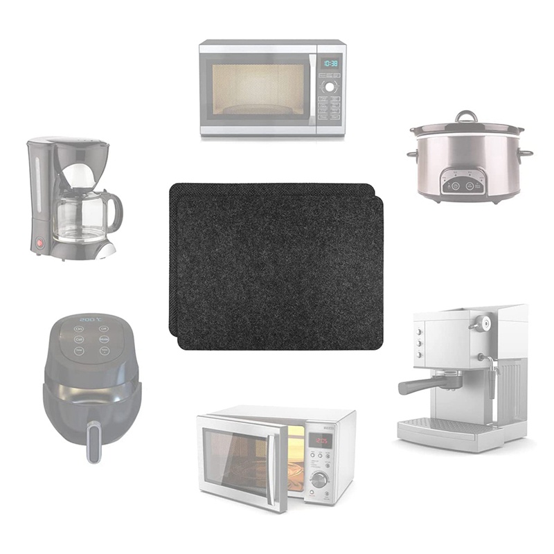 Set 3 Tấm Thảm Lót Cách Nhiệt Chống Trượt Cho Nồi Chiên Không Dầu