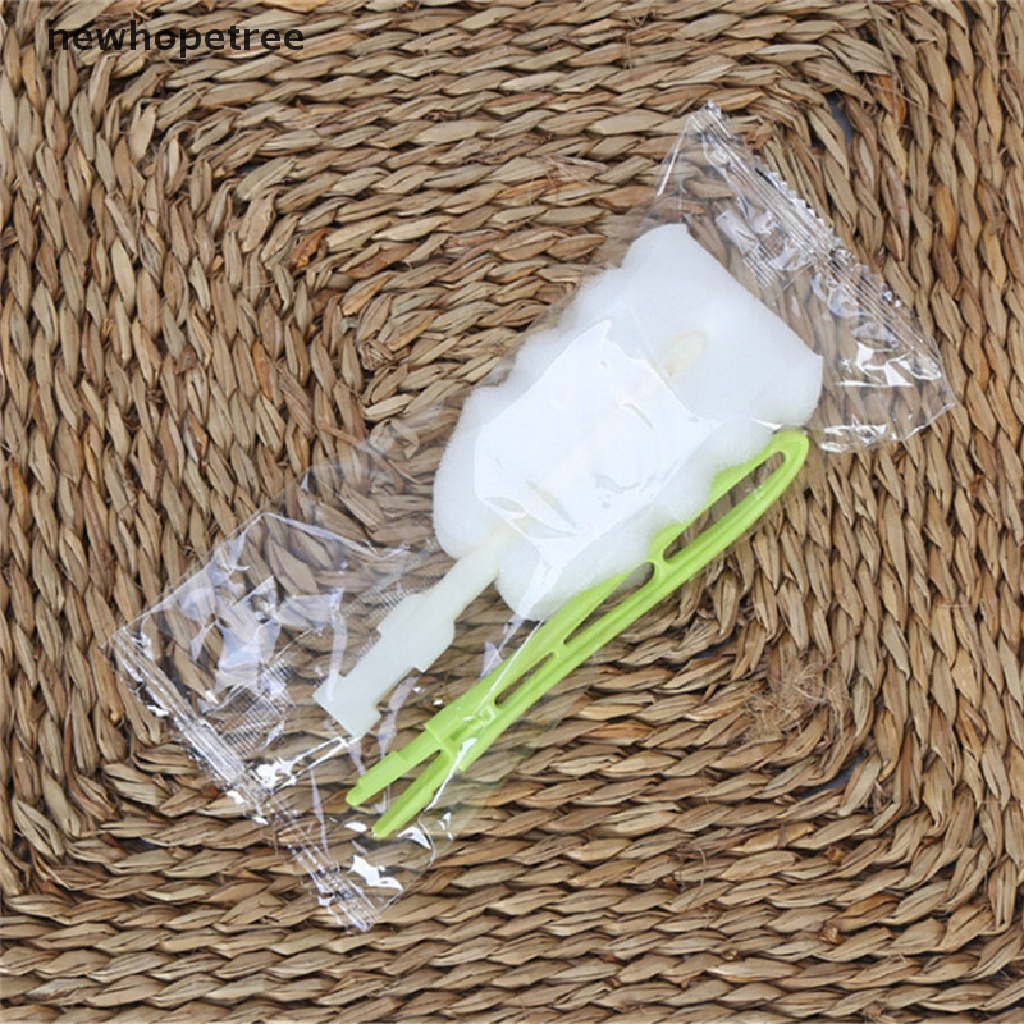 Bàn chải vệ sinh bình sữa em bé bằng xốp đa năng