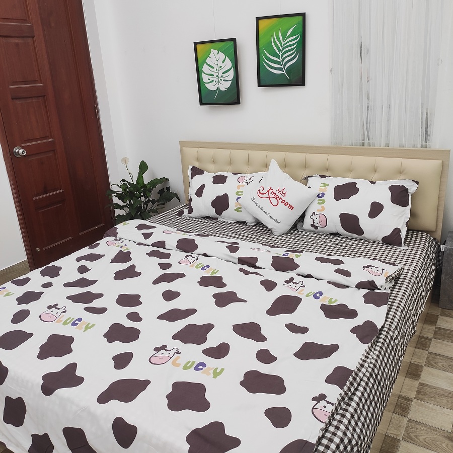 Bộ Chăn ga gối 4 món cotton 908 Shop Kingroom chuyên ga giường , bọc nệm | BigBuy360 - bigbuy360.vn