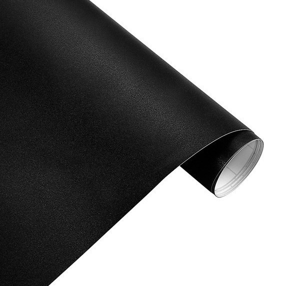 Combo 5 mét decal màu đen nhám - ĐEN CÁT khổ 60cm x 5m Vindecal BD